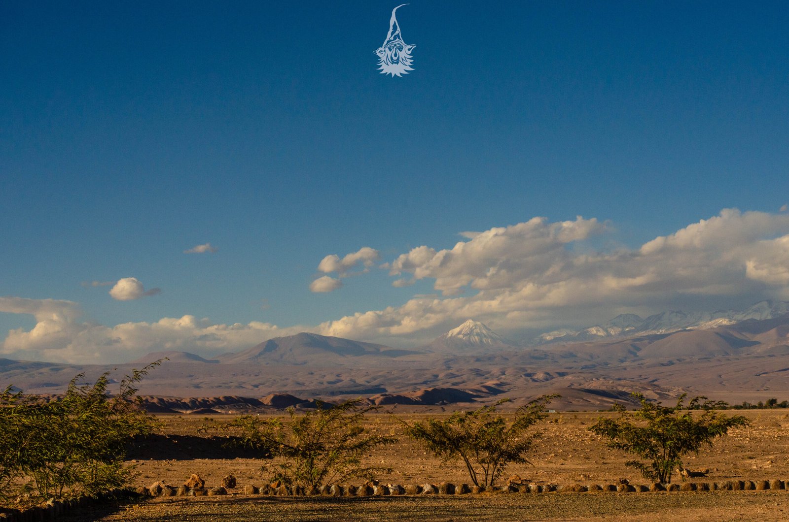 Cordilheira e horizonte infinito no Atacama